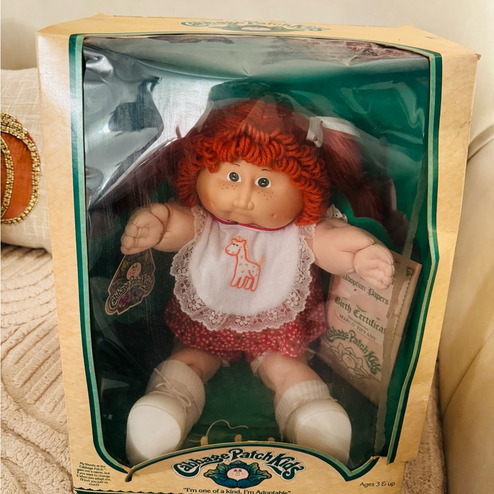 Vintage 1984 Cabbage Patch Doll: Marlo Tiffany (#3900)